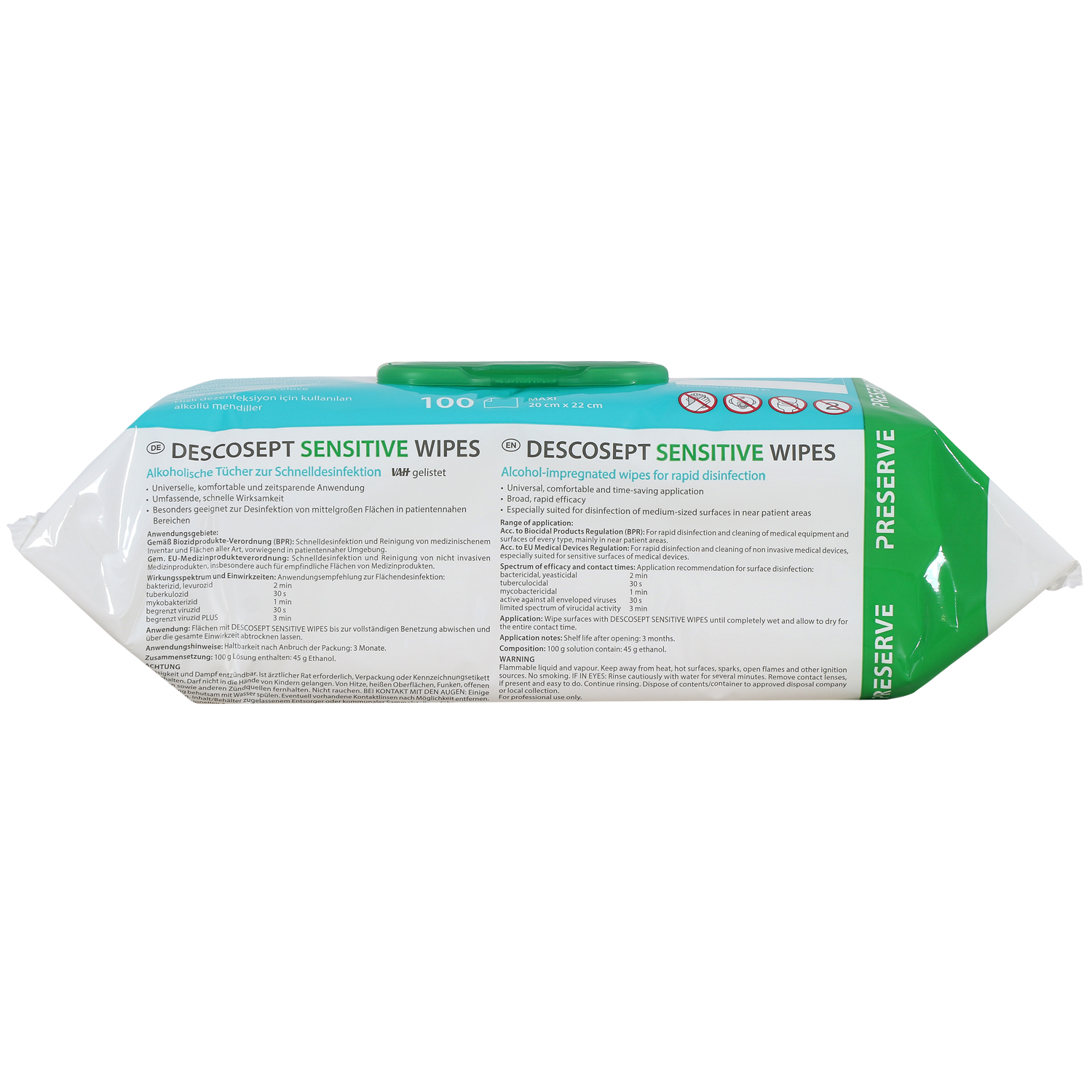 DESCOSEPT Sensitive Wipes DESCOSEPT Sensitive Wipes