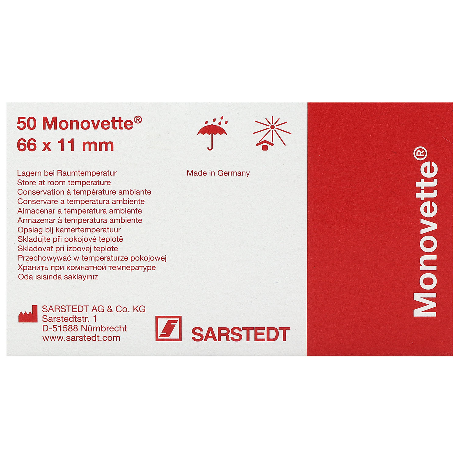 Blutgas-Monovette Calcium-balanciertes Lithium-Heparin - Luer-Anschluss, steril