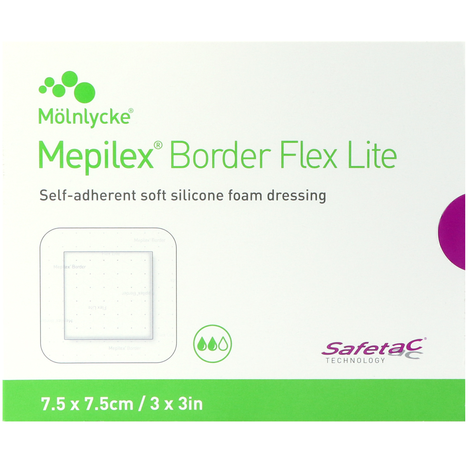Mepilex Border Flex Lite, dünner Schaumverband, steril Mepilex Border Flex Lite, dünner Schaumverband, steril