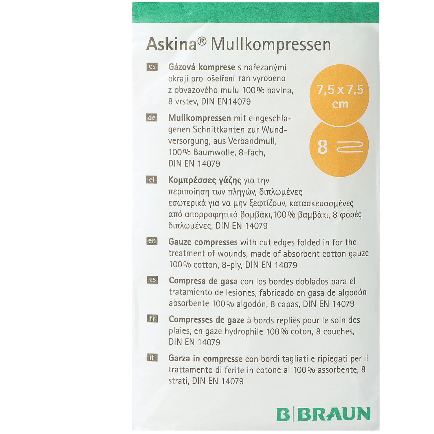 ASKINA Mullkompressen ASKINA Mullkompressen