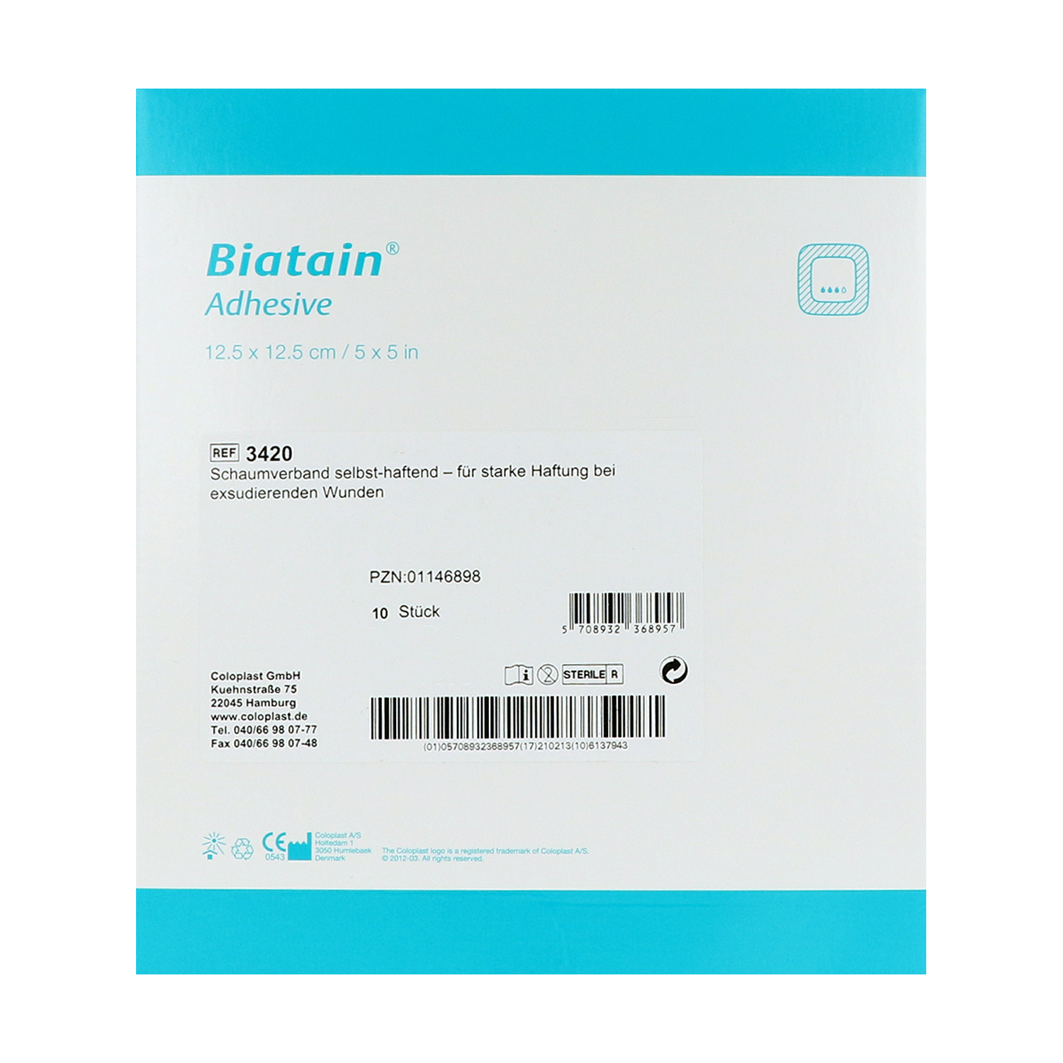 Biatain Schaumverband, selbst haftend Biatain Schaumverband, selbst haftend