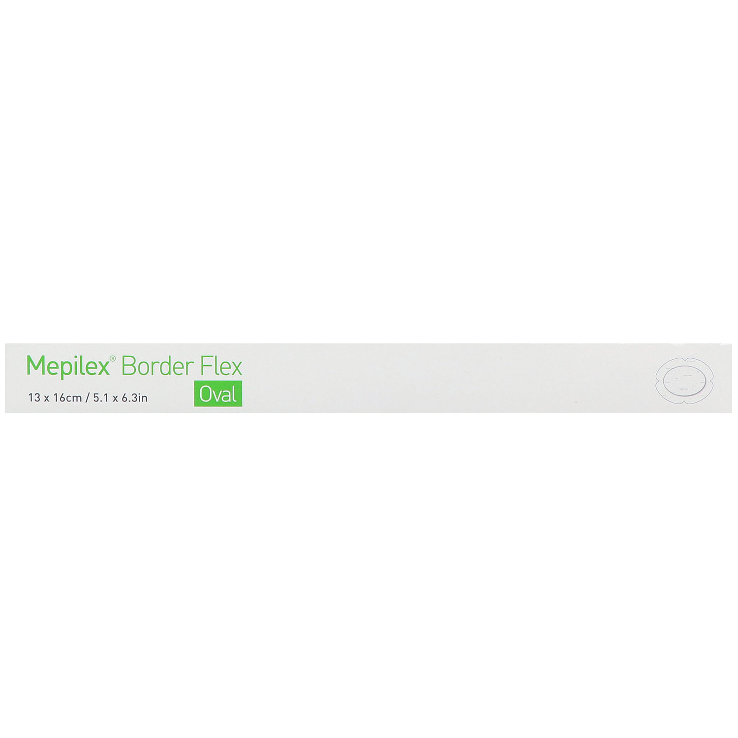 Mepilex Border Flex Oval haftend Schaumverband Mepilex Border Flex Oval haftend Schaumverband