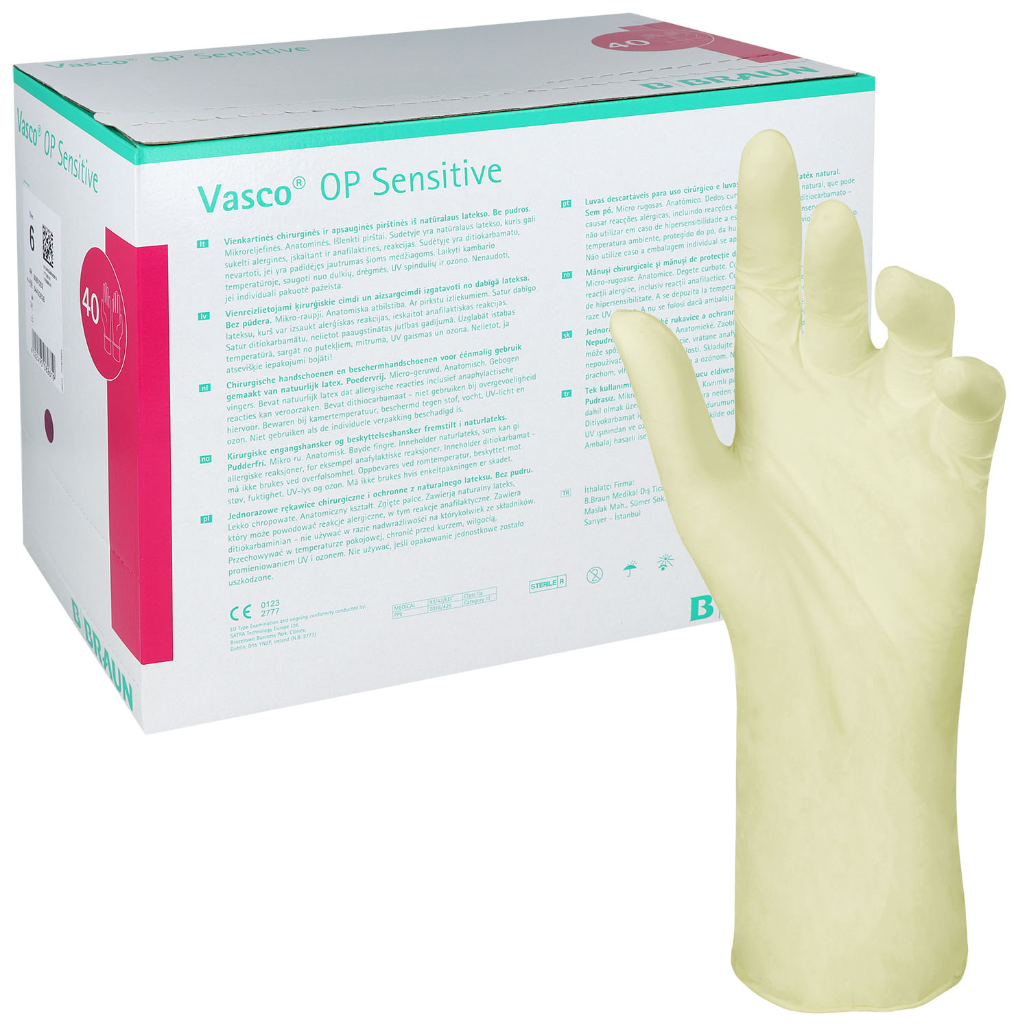 Vasco OP Sensitive, OP-Handschuhe, steril Vasco OP Sensitive, OP-Handschuhe, steril