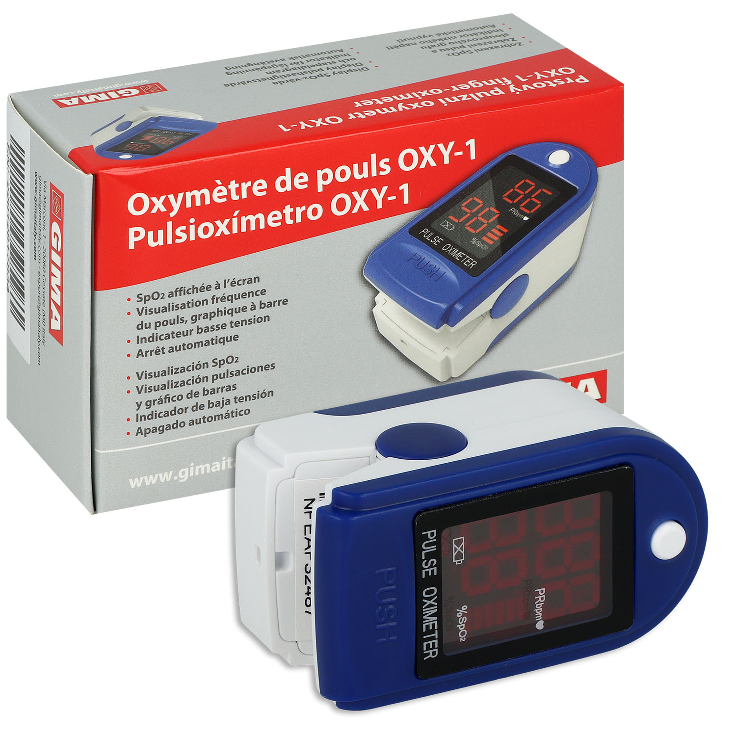 Fingerpulsoximeter OXI-1 CMS50DL PO-100 Fingerpulsoximeter OXI-1 CMS50DL PO-100