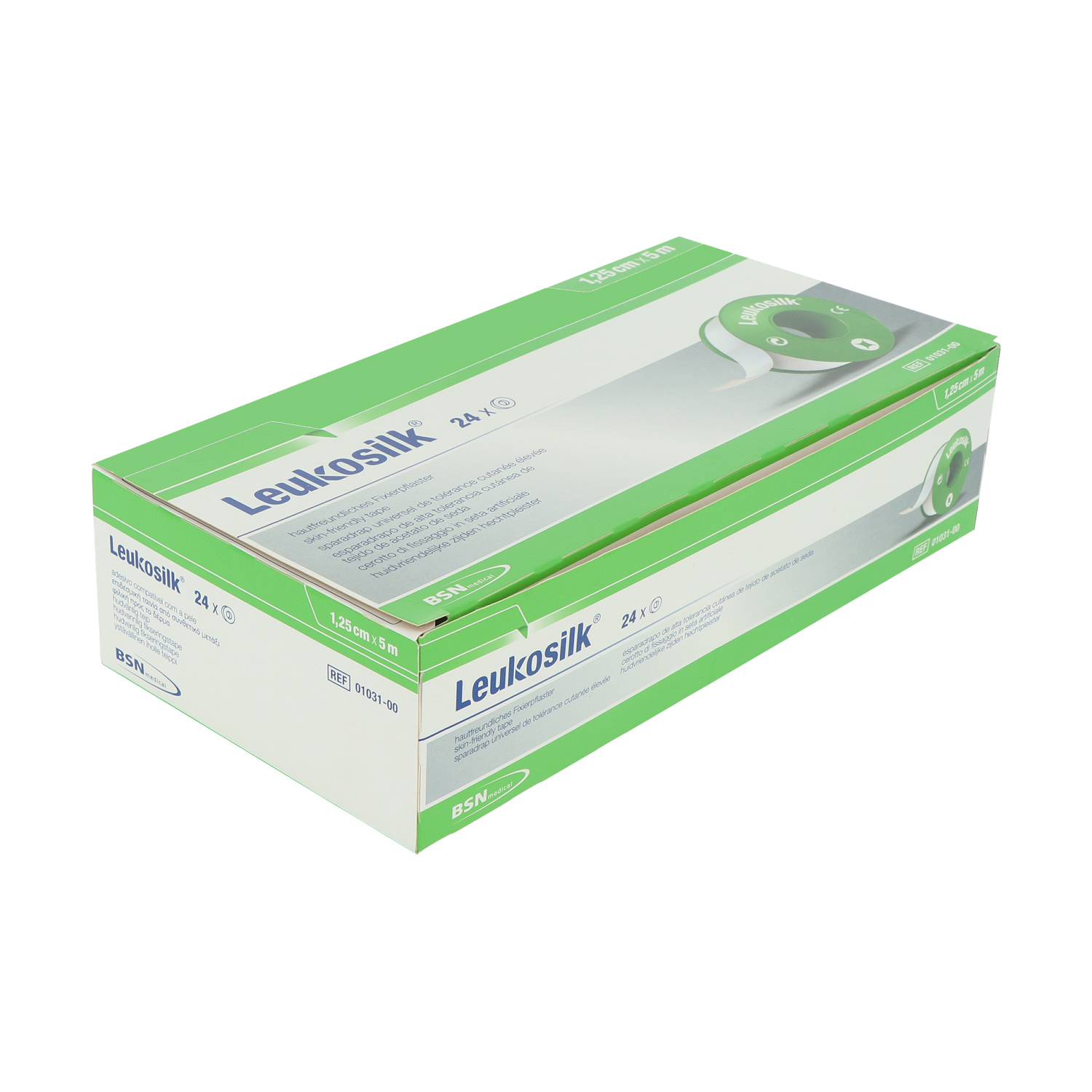 Leukosilk Fixierpflaster, Rollenpflaster Leukosilk Fixierpflaster, Rollenpflaster