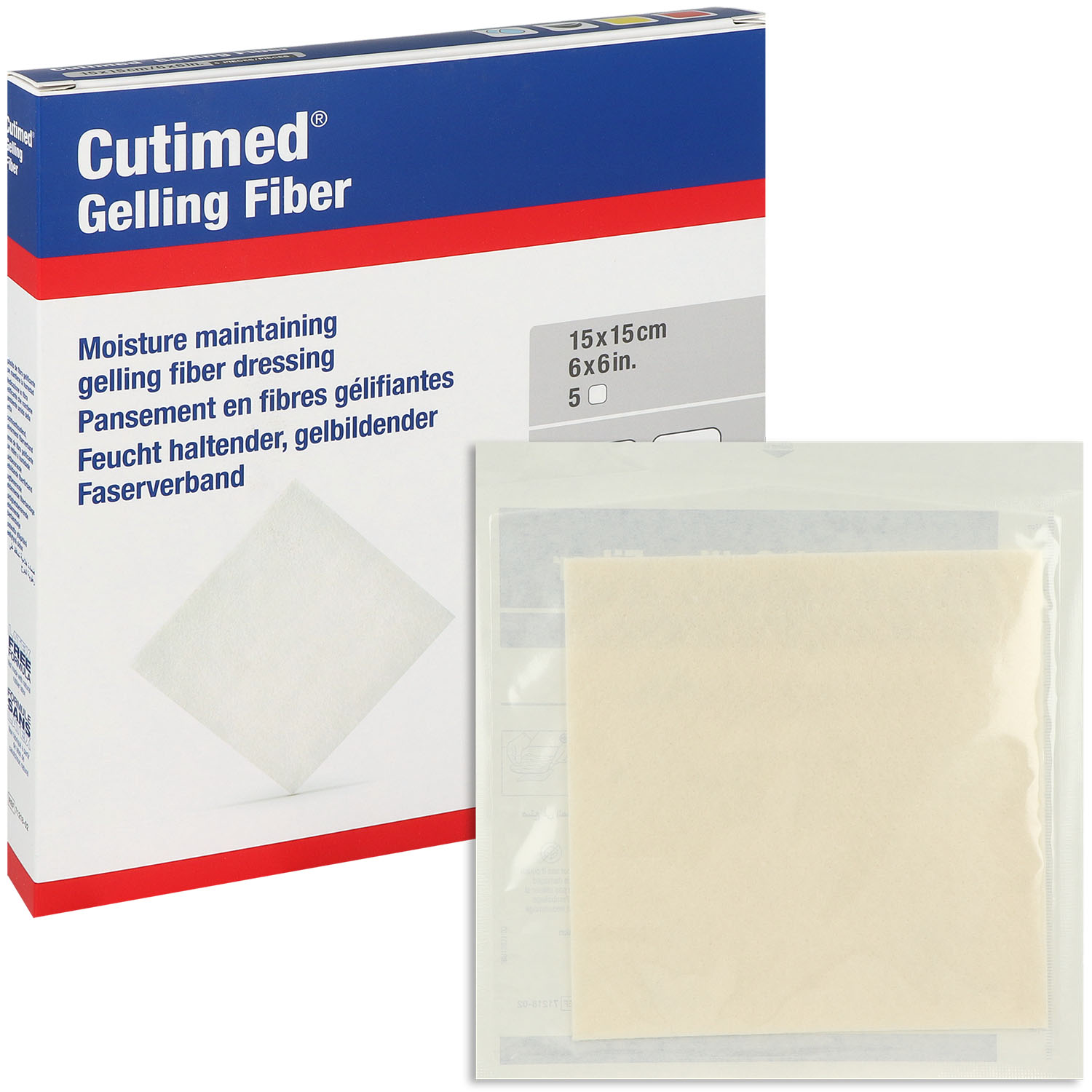 Cutimed Gelling Fiber gelbildende Kompresse Cutimed Gelling Fiber gelbildende Kompresse