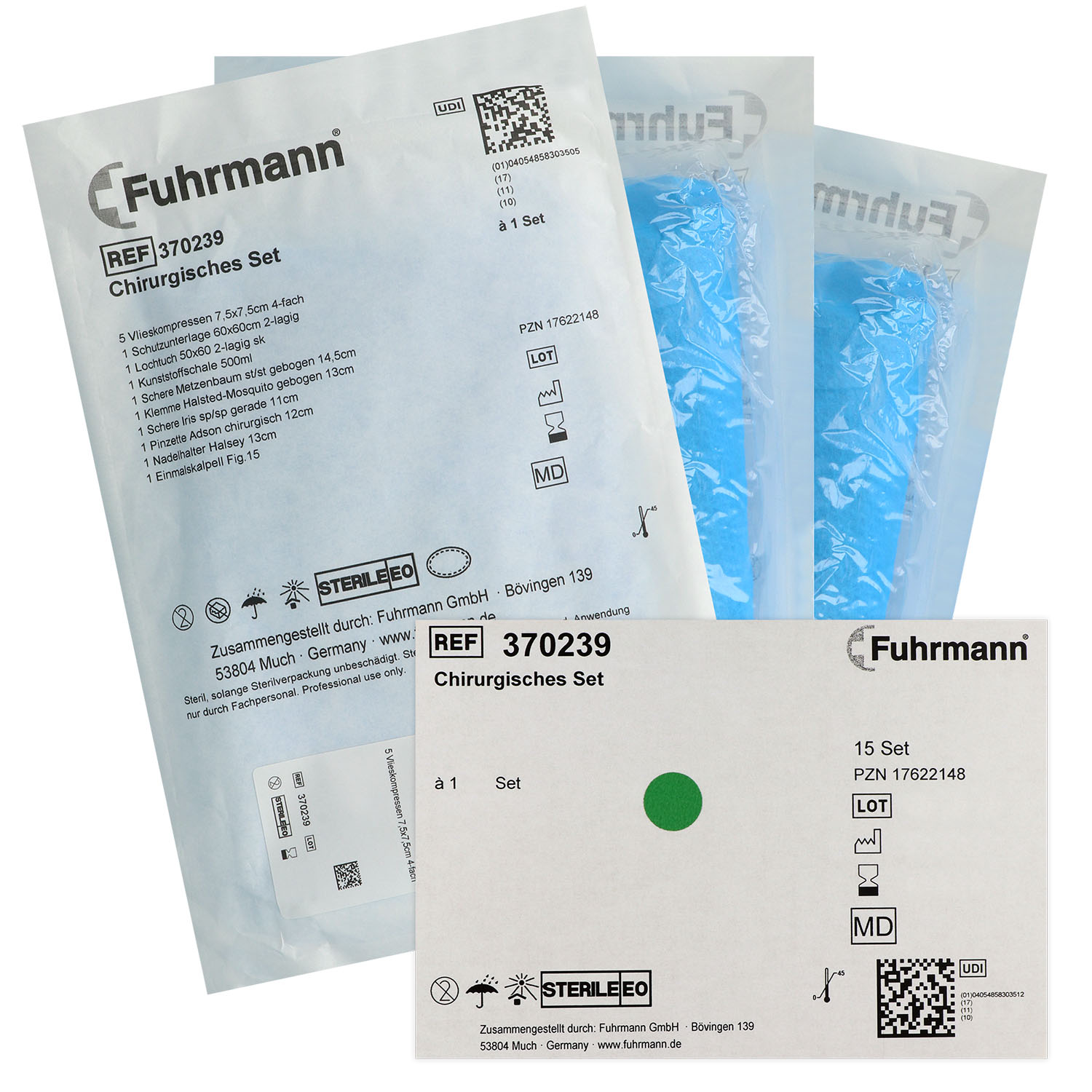 Chirurgisches Set, steril Chirurgisches Set, steril