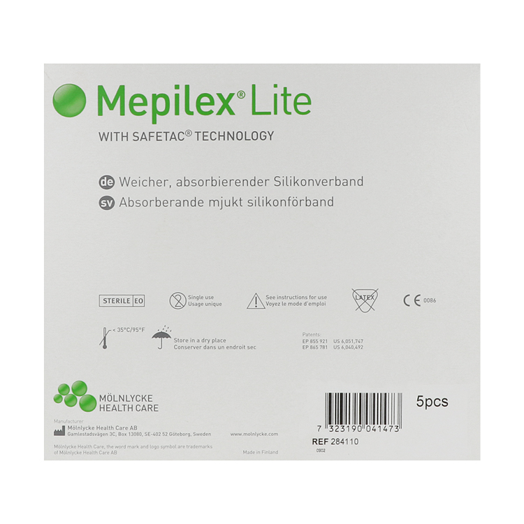 Mepilex Lite Schaumverband, steril Mepilex Lite Schaumverband, steril