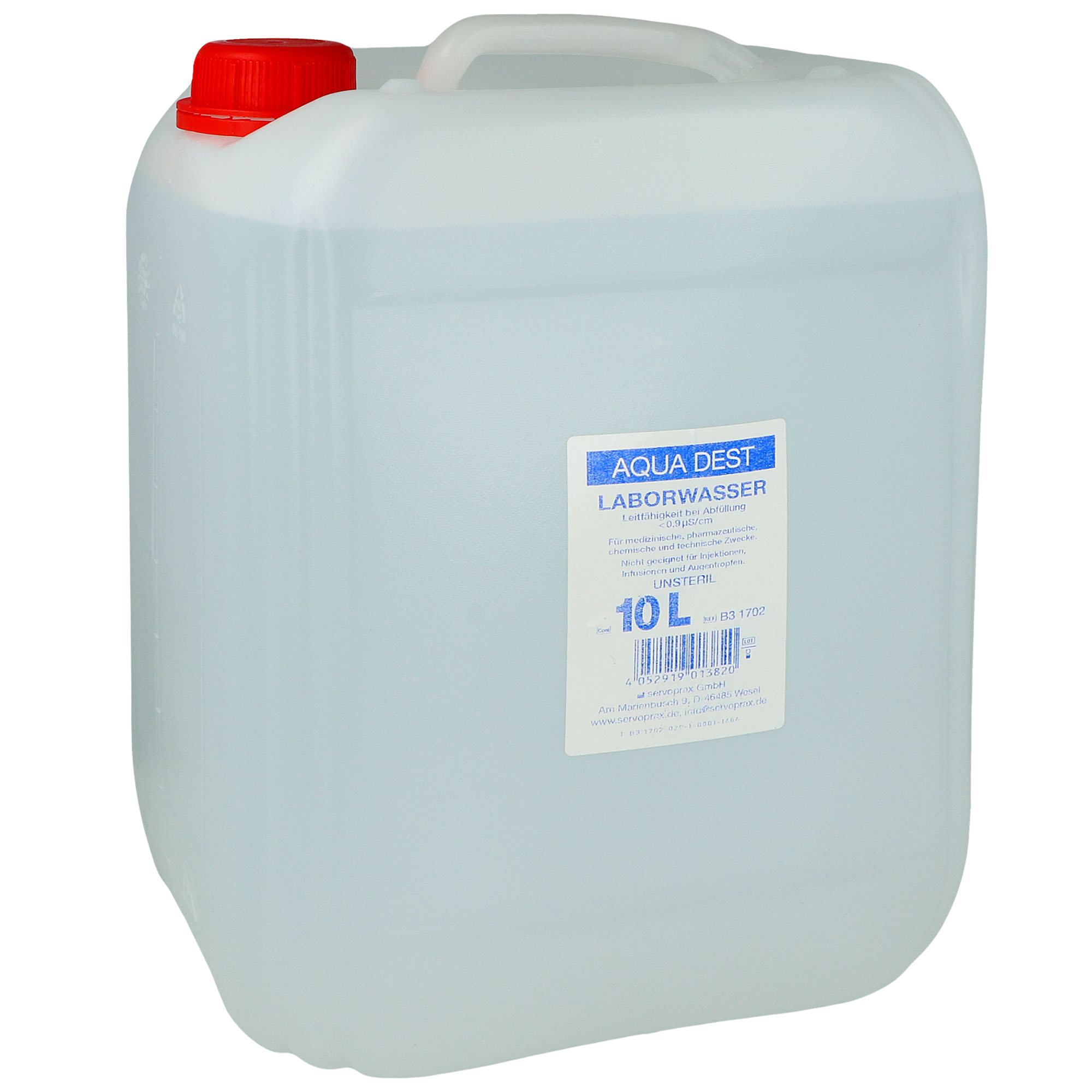 Aqua Dest, destilliertes Wasser Aqua Dest, destilliertes Wasser