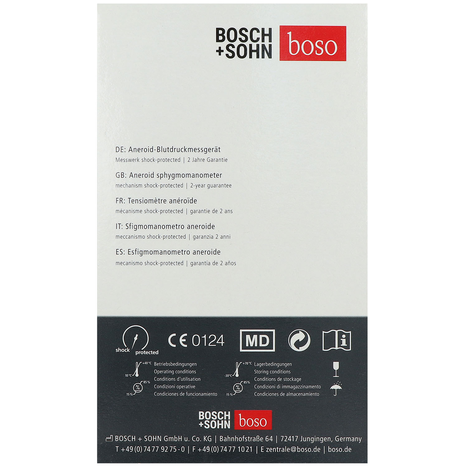 boso clinicus II, Ø 60 mm, schwarz boso clinicus II, Ø 60 mm, schwarz