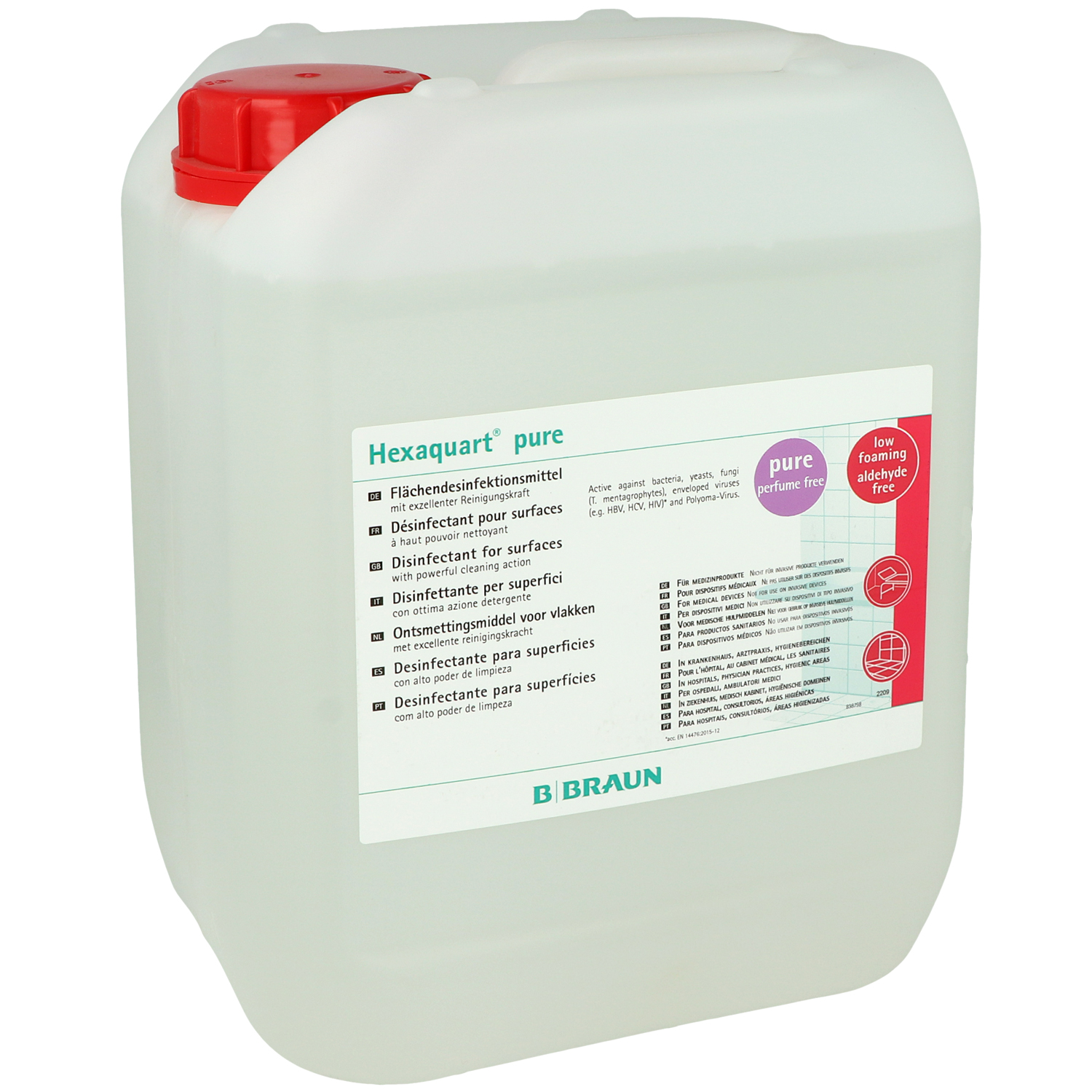 B.BRAUN Hexaquart pure Flächendesinfektionsmittel B.BRAUN Hexaquart pure Flächendesinfektionsmittel