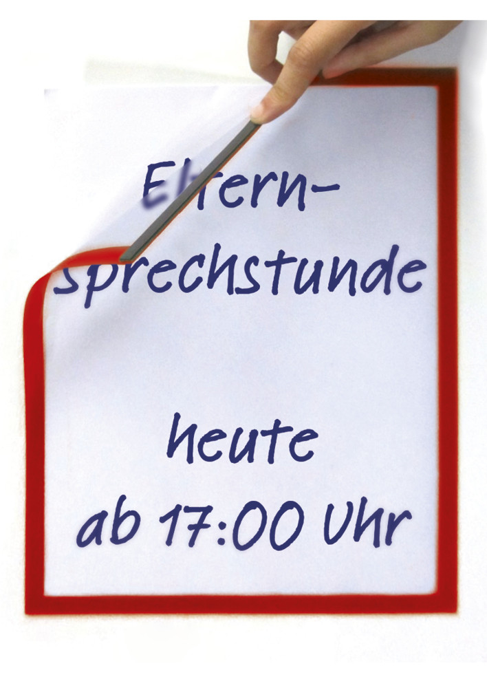 TimeTEX Rahmen-Einstecktaschen A4, magnetisch, 5-tlg. TimeTEX Rahmen-Einstecktaschen A4, magnetisch, 5-tlg.