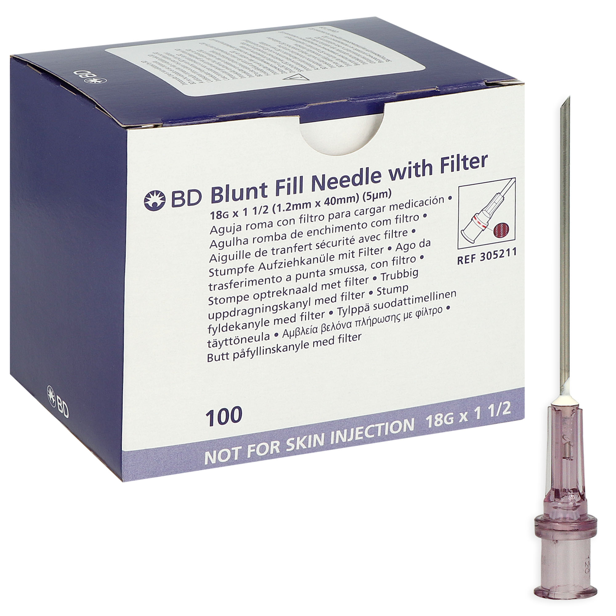 BD Blunt Fill Sicherheits-Aufziehkanülen BD Blunt Fill Sicherheits-Aufziehkanülen