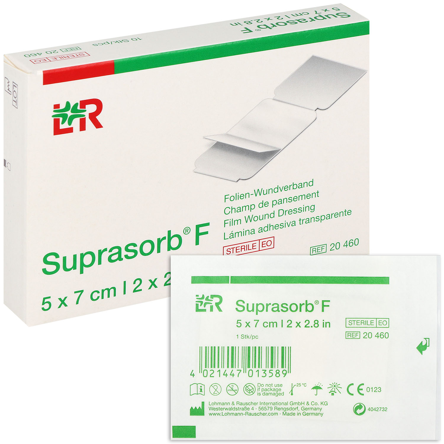Suprasorb F Folien Wundverband einzeln entsiegelt Suprasorb F Folien Wundverband einzeln entsiegelt