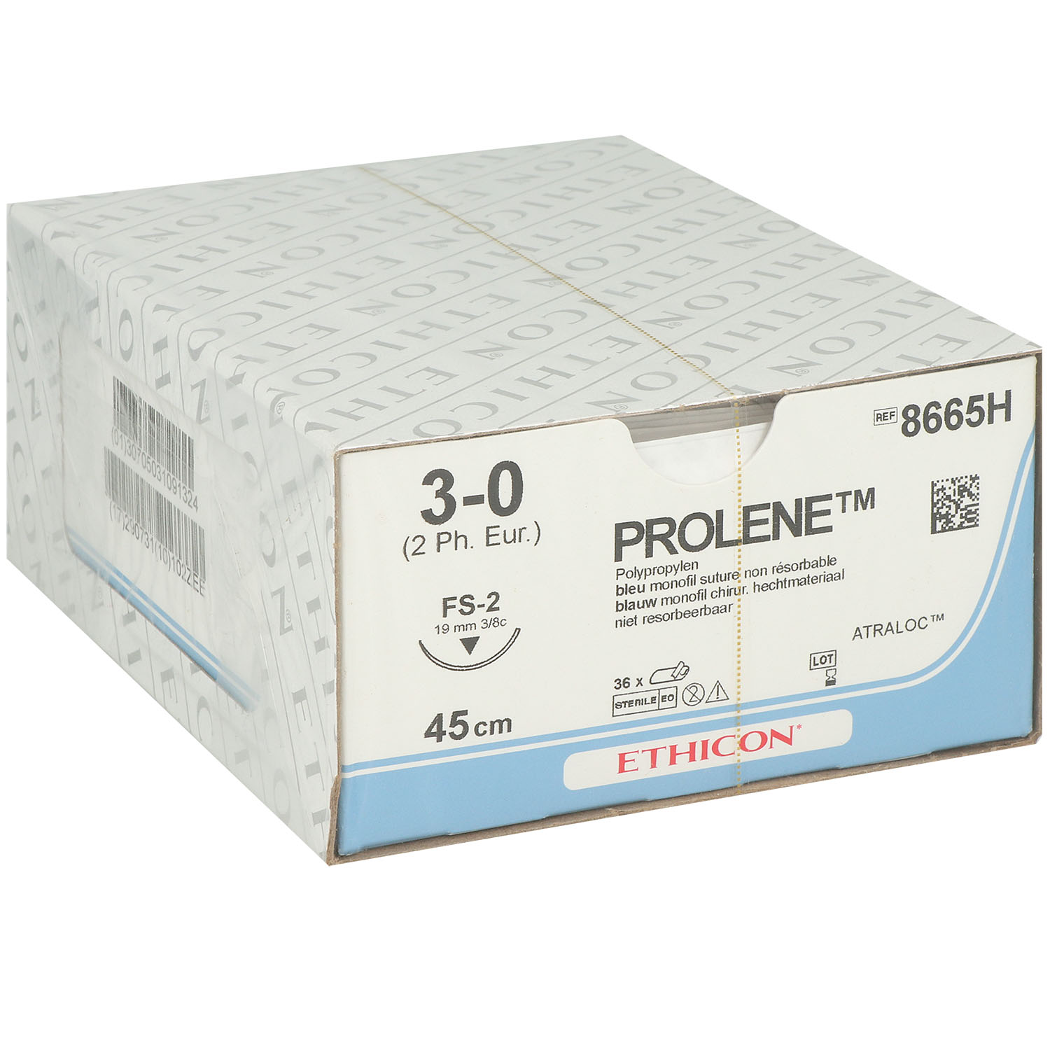 Prolene blau monofil, FS-2, USP 3-0, 19mm, 45cm 8665H 36 Stück Prolene blau monofil, FS-2, USP 3-0, 19mm, 45cm 8665H 36 Stück