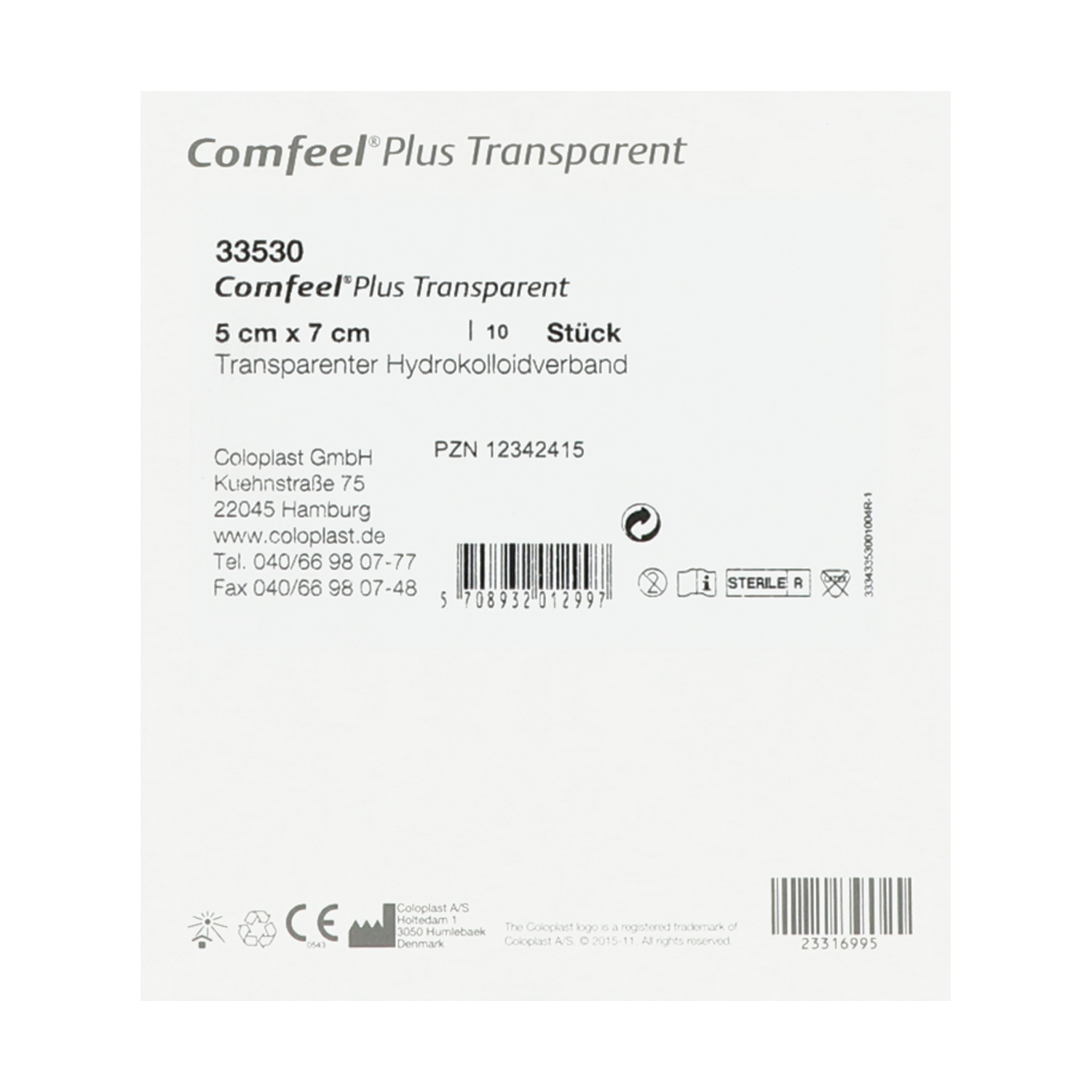 COMFEEL Plus Transparenter Wundverband COMFEEL Plus Transparenter Wundverband