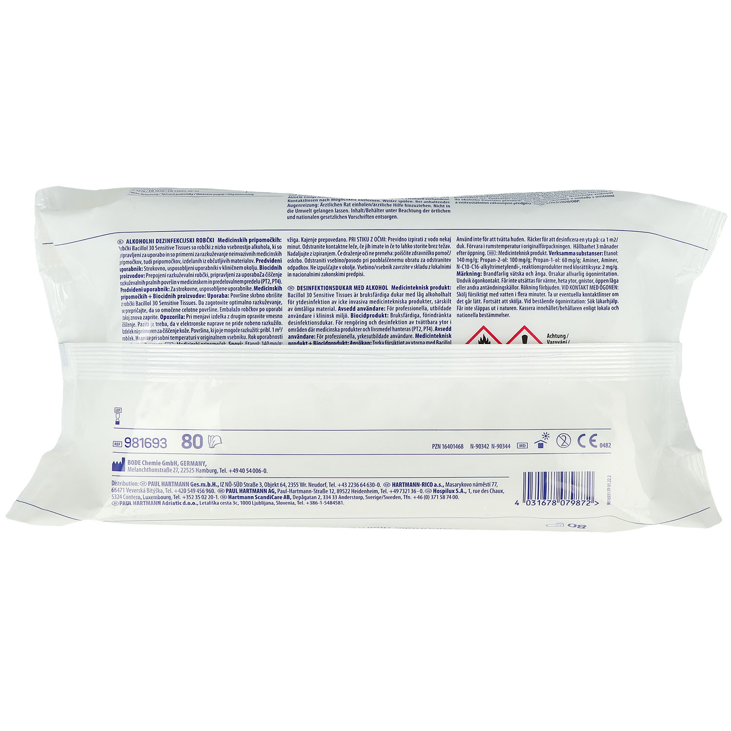 Bacillol 30 Sensitive Tissues Bacillol 30 Sensitive Tissues