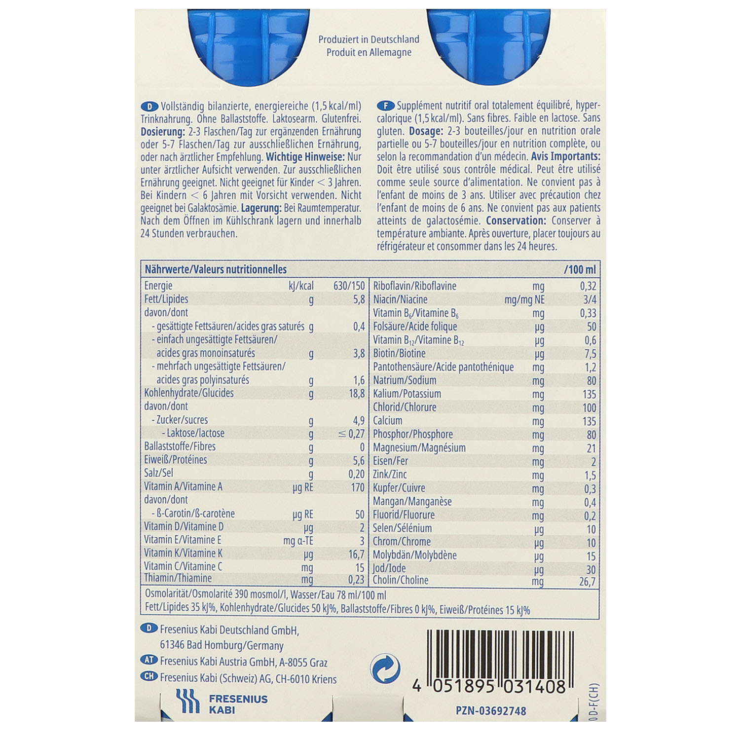 Fresubin ENERGY Drink Trinknahrung 6 x 4 x 200 ml Fresubin ENERGY Drink Trinknahrung 6 x 4 x 200 ml