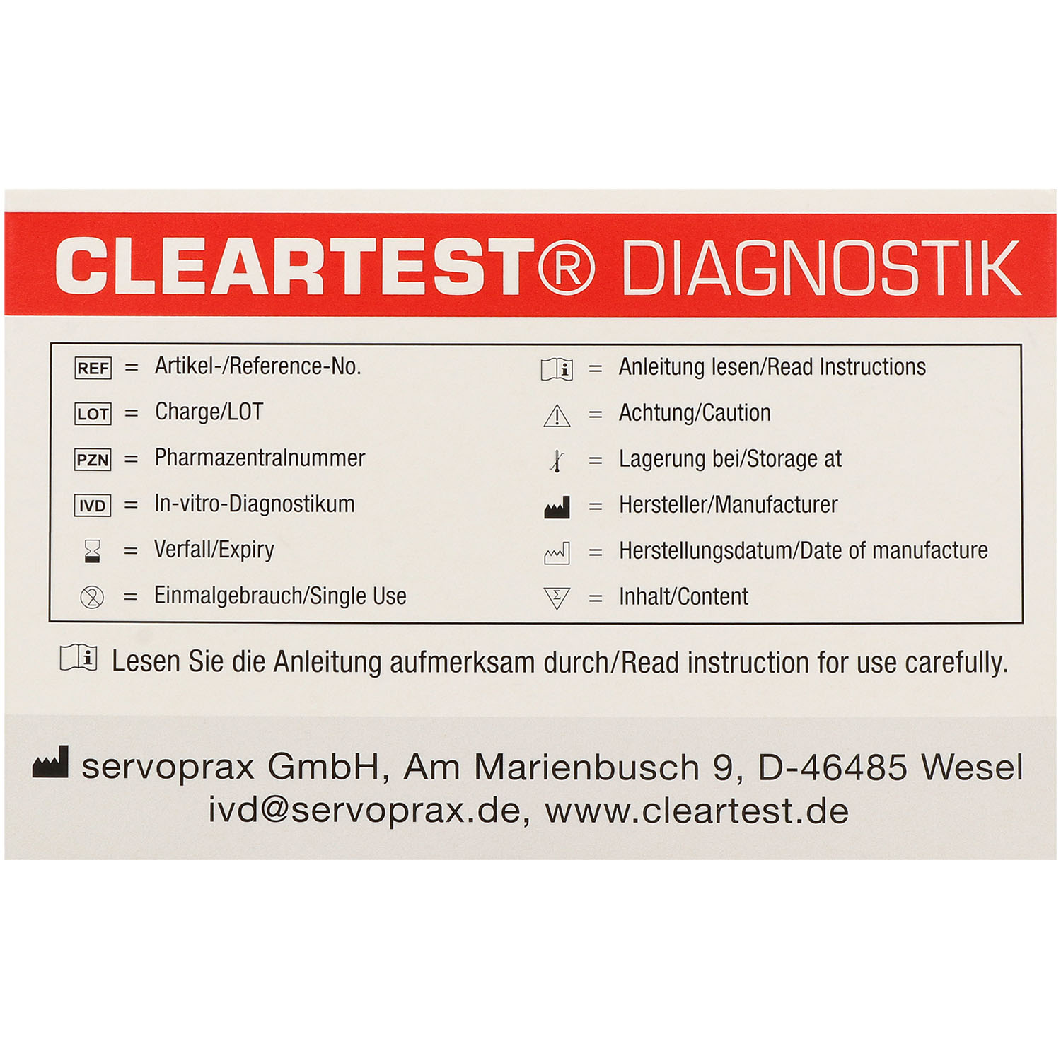 TROPONIN Infarkt Test Cleartest TROPONIN Infarkt Test Cleartest