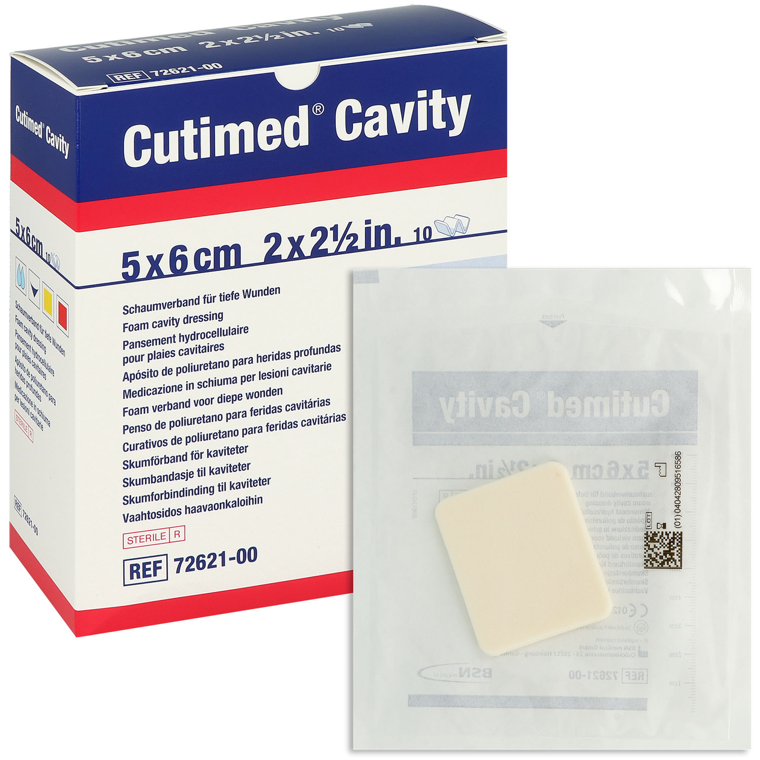 Cutimed Cavity Hochabsorbierender Schaumverband nicht haftend Cutimed Cavity Hochabsorbierender Schaumverband nicht haftend