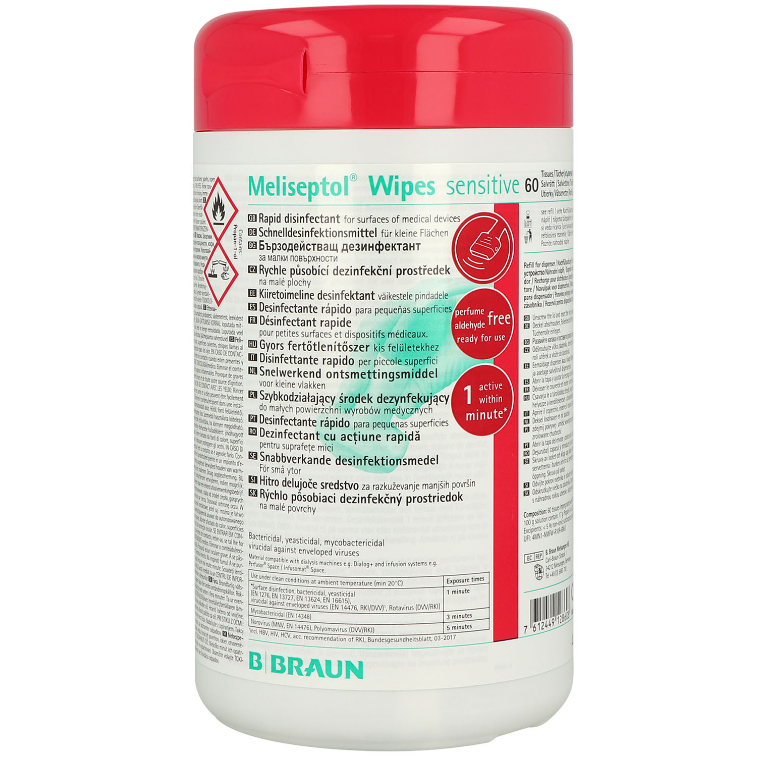 Meliseptol Wipes sensitive Spenderbox Meliseptol Wipes sensitive Spenderbox