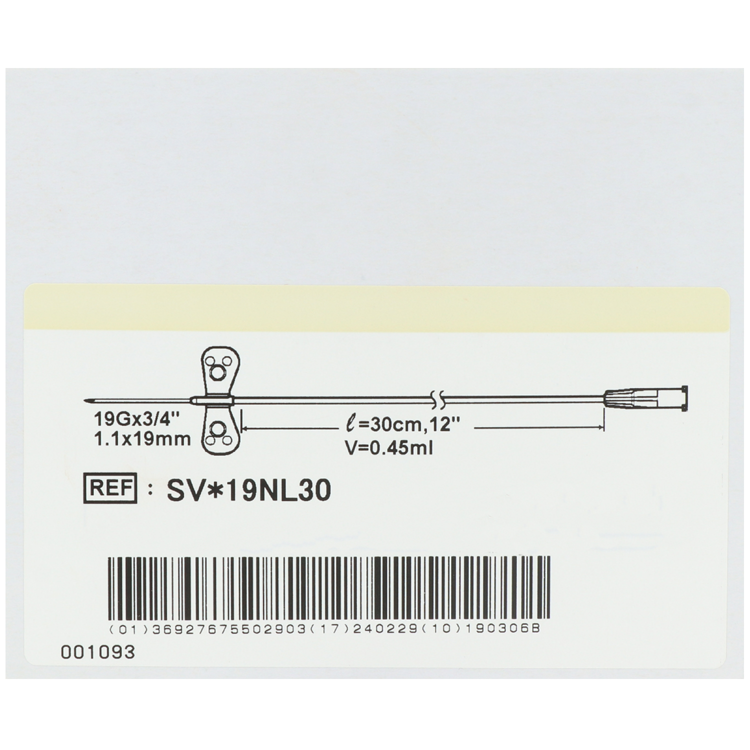 Surflo Perfusionsbesteck, 30 cm Schlauch, Luer-Lock Surflo Perfusionsbesteck, 30 cm Schlauch, Luer-Lock