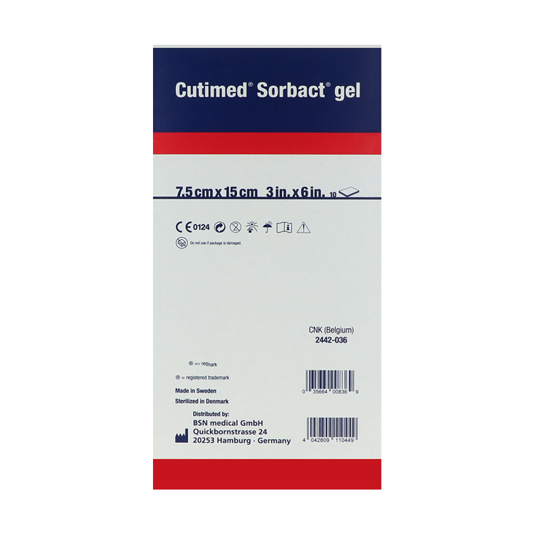 Cutimed Sorbact Gel, keimreduzierende Wundauflage Cutimed Sorbact Gel, keimreduzierende Wundauflage