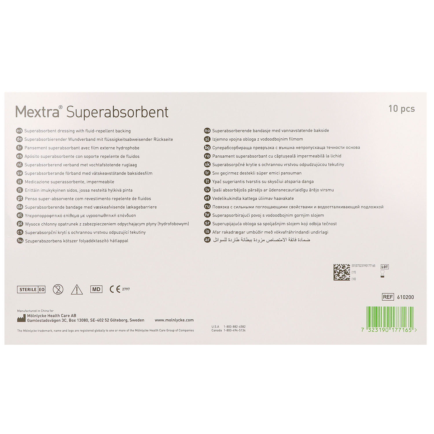 MEXTRA Superabsorbent Verband MEXTRA Superabsorbent Verband