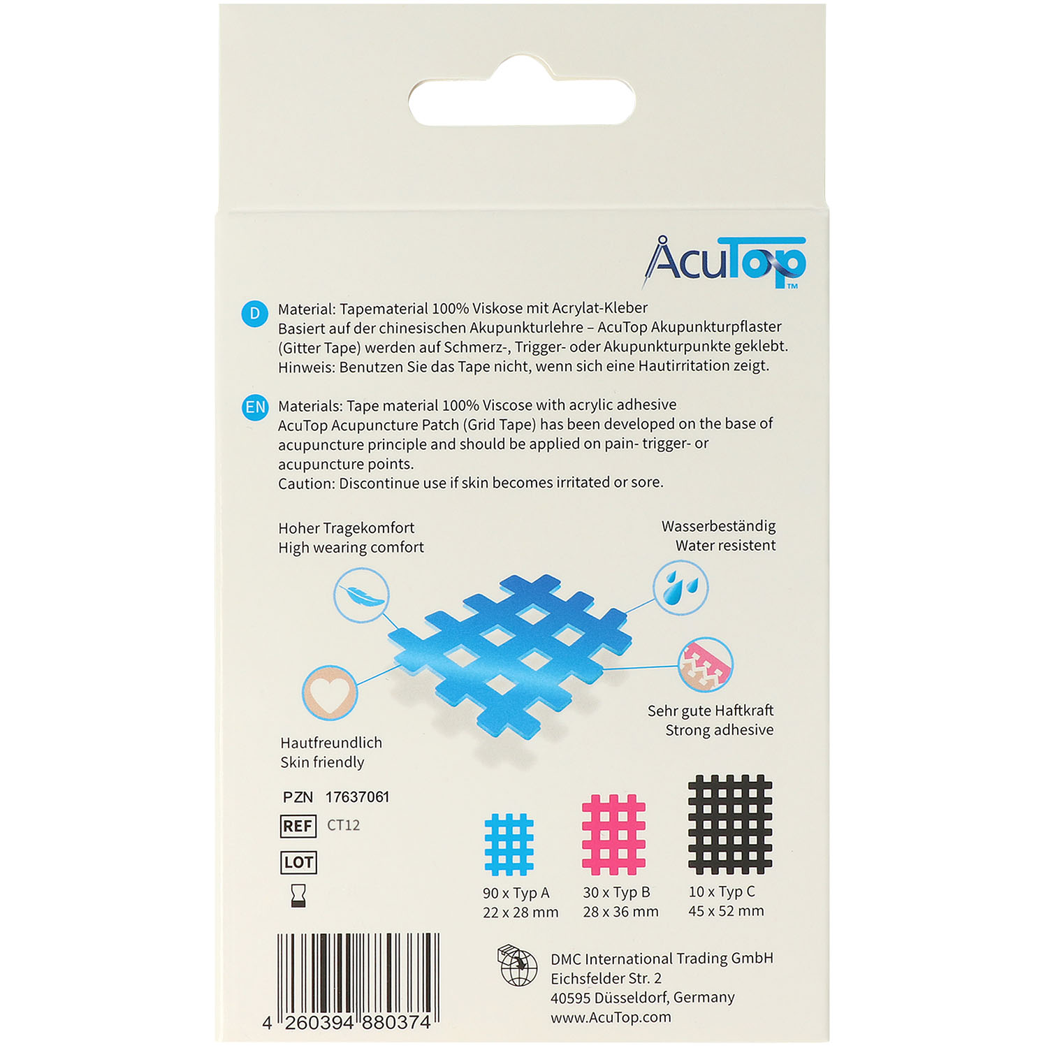 AcuTop Gitter Tape Typ ABC Color MixBox AcuTop Gitter Tape Typ ABC Color MixBox