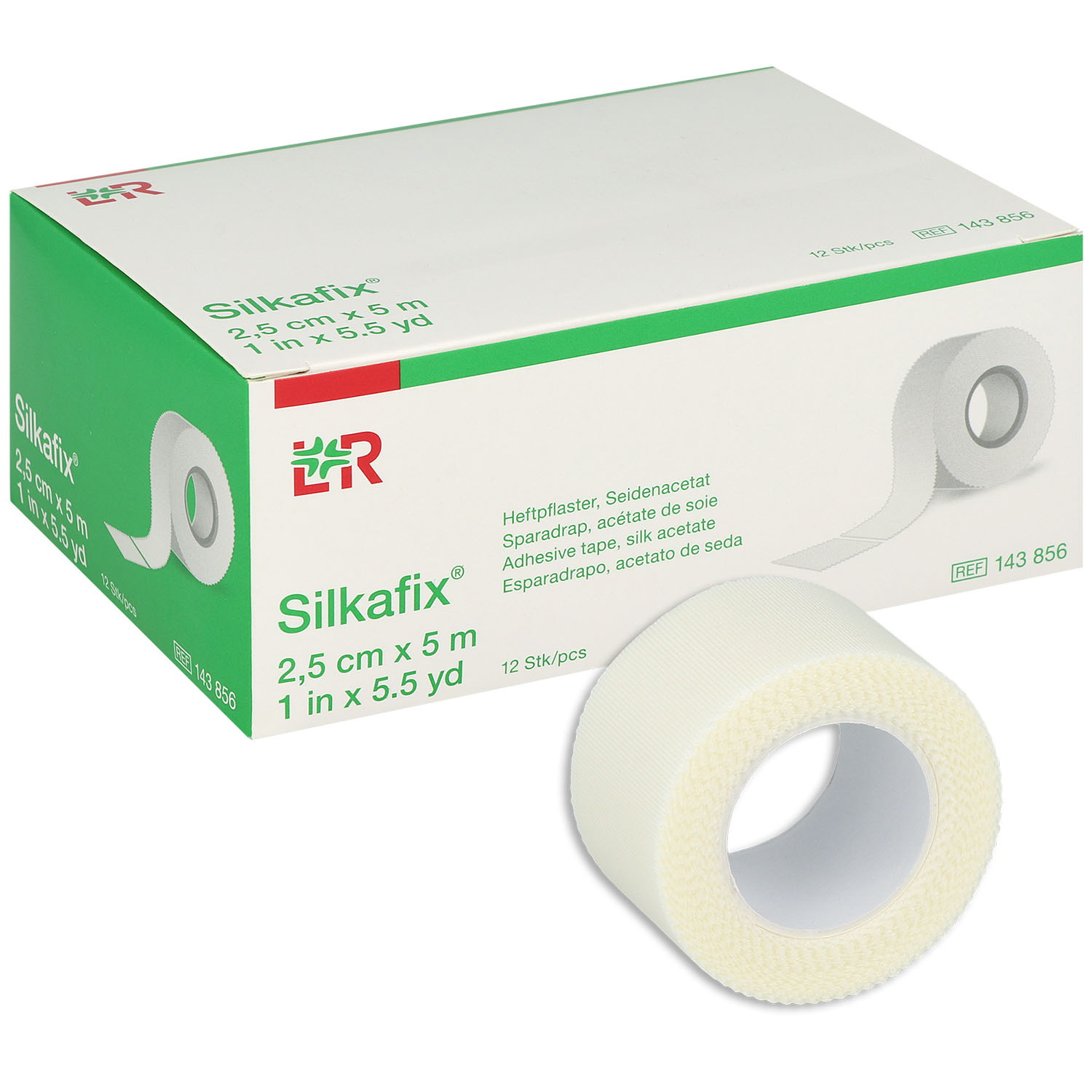 Silkafix Heftpflaster mit Pappkern Silkafix Heftpflaster mit Pappkern