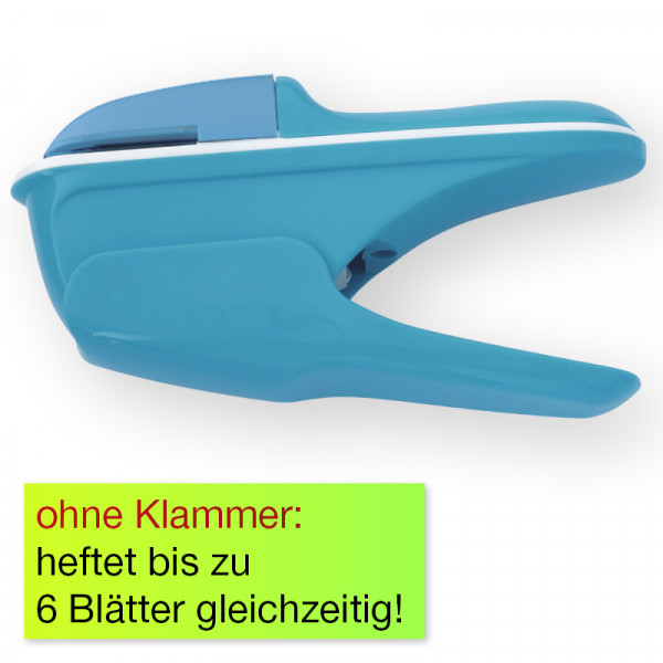 Heftzange "Klammerlos", zum ressourcenschonenden "Tackern", Tacker-Ersatz Heftzange "Klammerlos", zum ressourcenschonenden "Tackern", Tacker-Ersatz