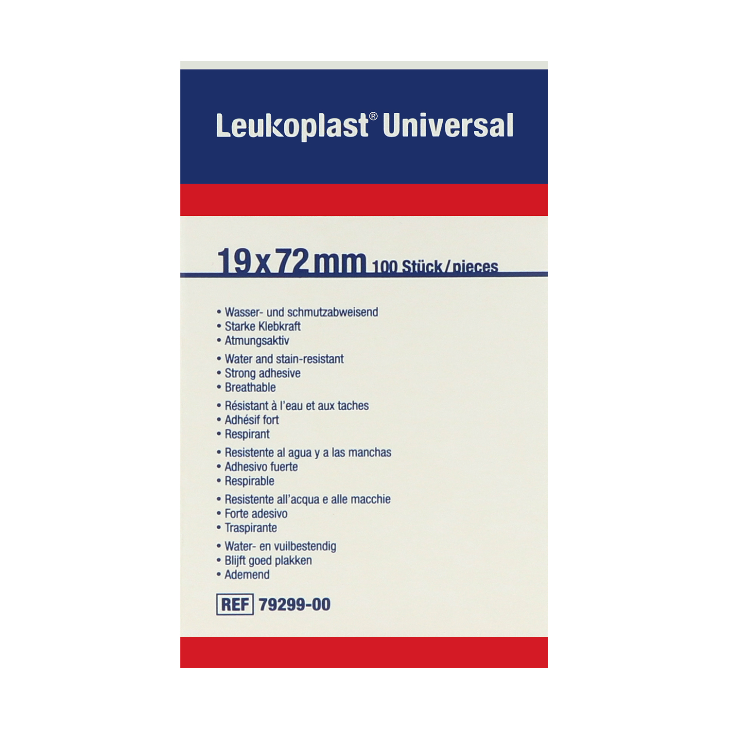Leukoplast Universal Strips, Wundpflaster, wasserabweisend Leukoplast Universal Strips, Wundpflaster, wasserabweisend