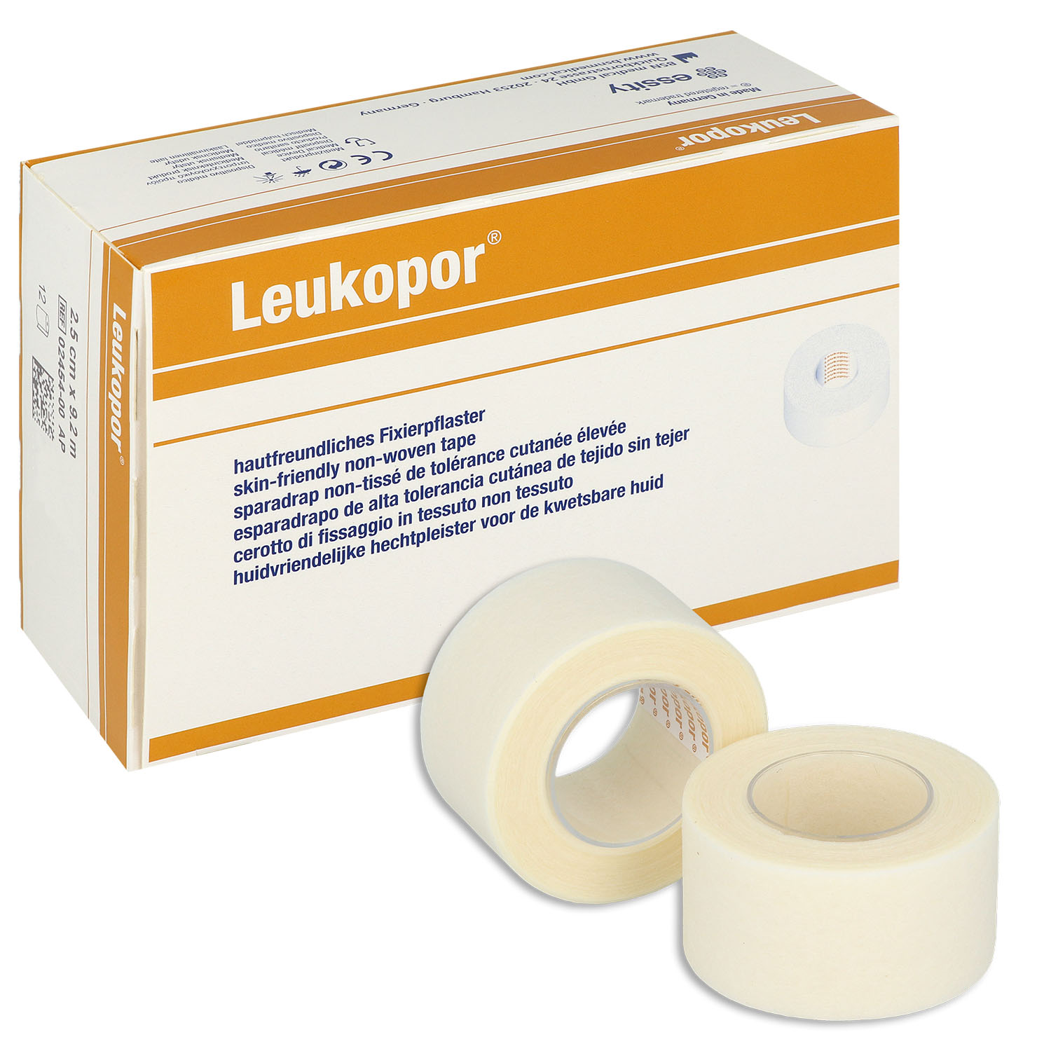 Leukopor - Fixierpflaster für empfindliche Haut, Rollenpflaster Leukopor - Fixierpflaster für empfindliche Haut, Rollenpflaster