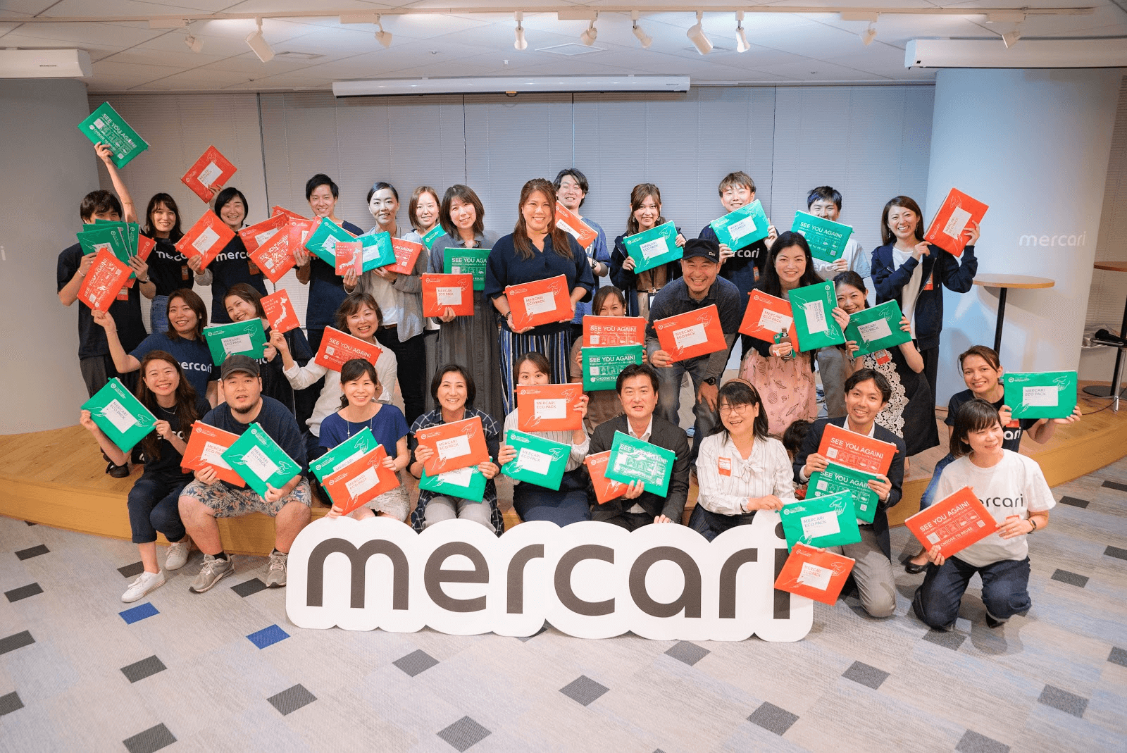 「リユース」をテーマにメルカリサロンを開催、エコパック初披露