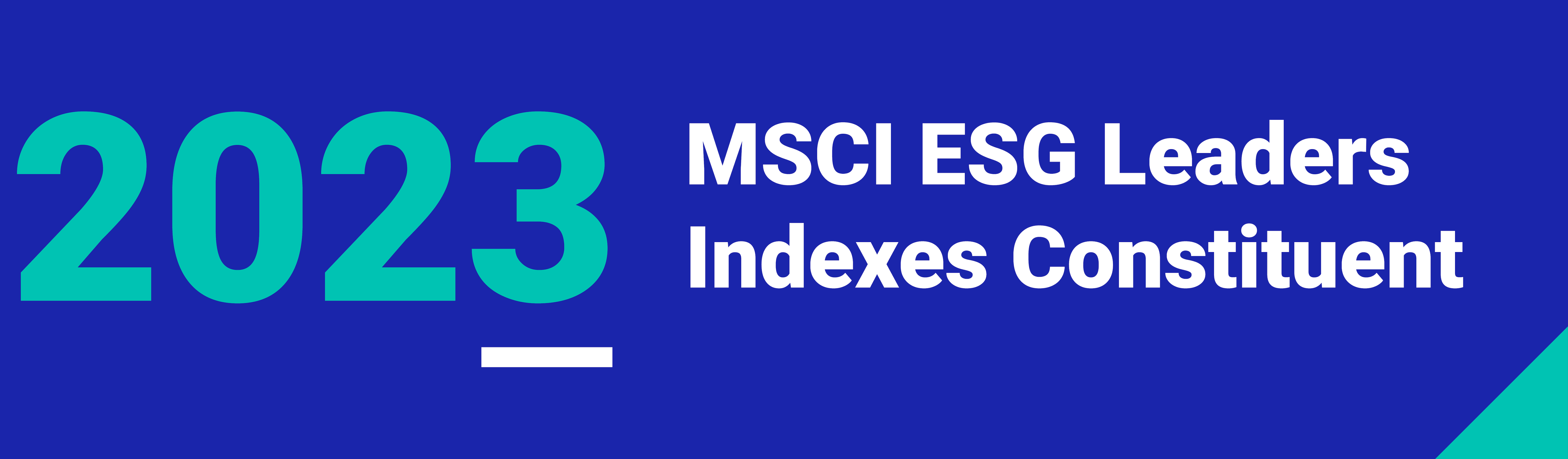 MSCI ESG Leaders index