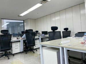 Workspace with a Capacity for 10 Persons - The office overlooks one of Seoul's future heritage sites, Pyungan Church