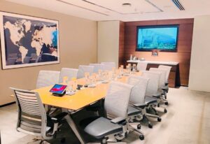 Conference Room with Capacity for up to 12 Persons - Utilized for both internal and external meetings