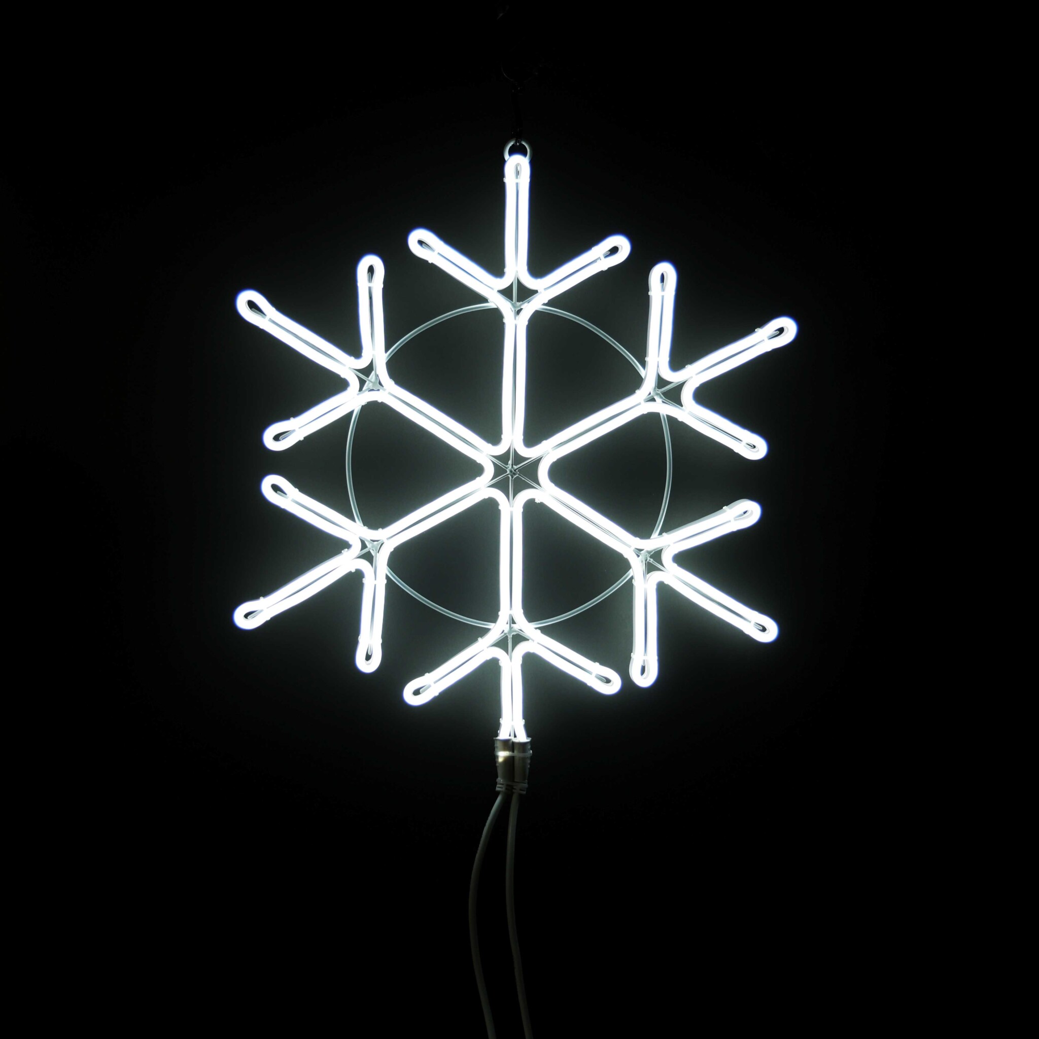 ネオンスノーフレークブランチ 常点灯 両面発光 80W迄連結可能の商品画像