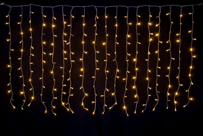 フラッシュカーテンライト 216球 カラー選択可 電源別売 最大4連結の商品画像