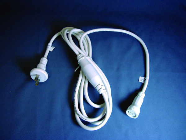 常点プラグコード 230cm ホワイト（シルバーコードタイプライト・SHつららライト・SHカーテンライト・超縦長カーテンライト用）の商品画像