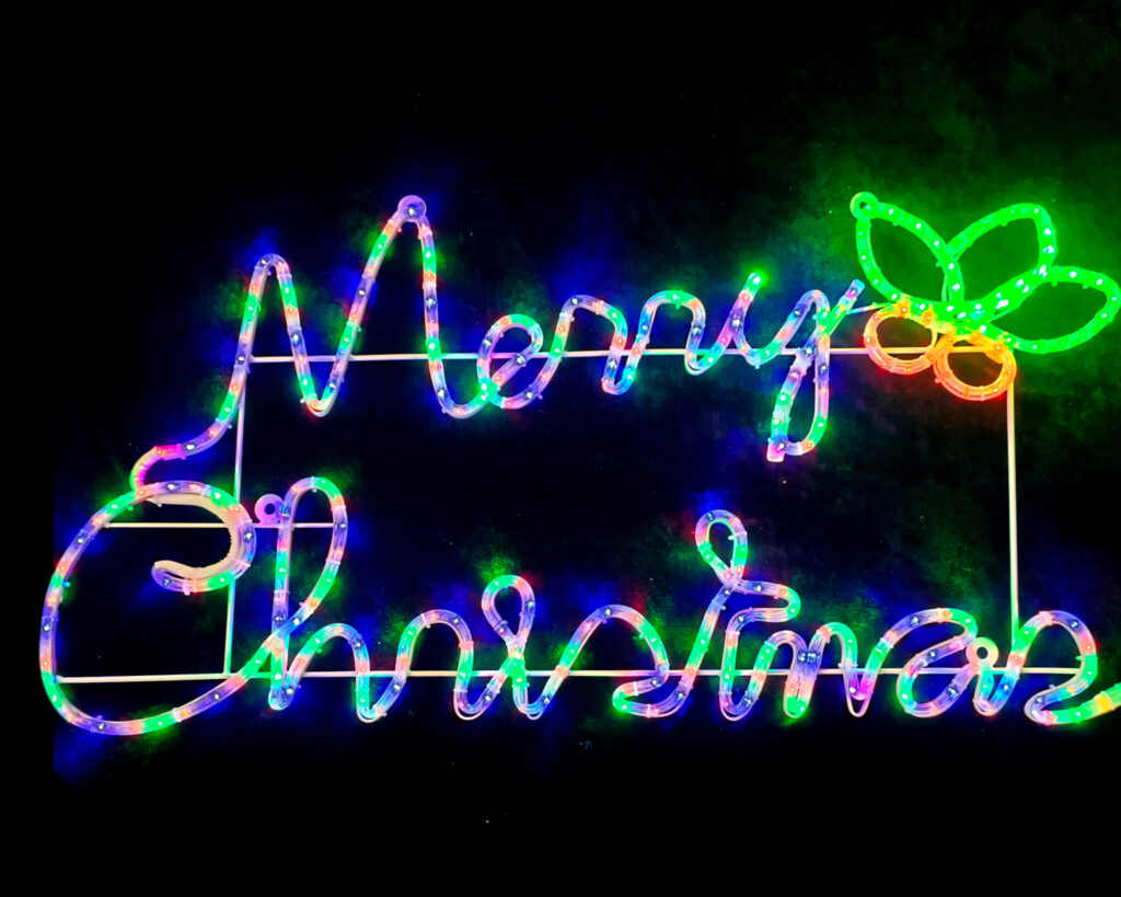 メリークリスマス 常点灯 LEDチューブライトの商品画像