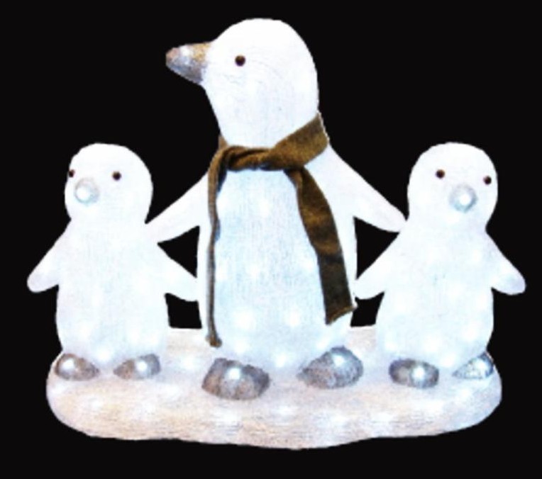 ペンギンファミリー アダプター付 常点灯の商品画像