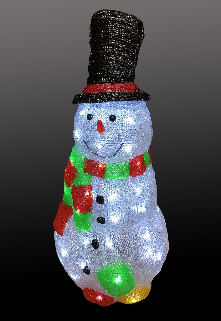 カラフルスノーマン アダプター付 常点灯の商品画像