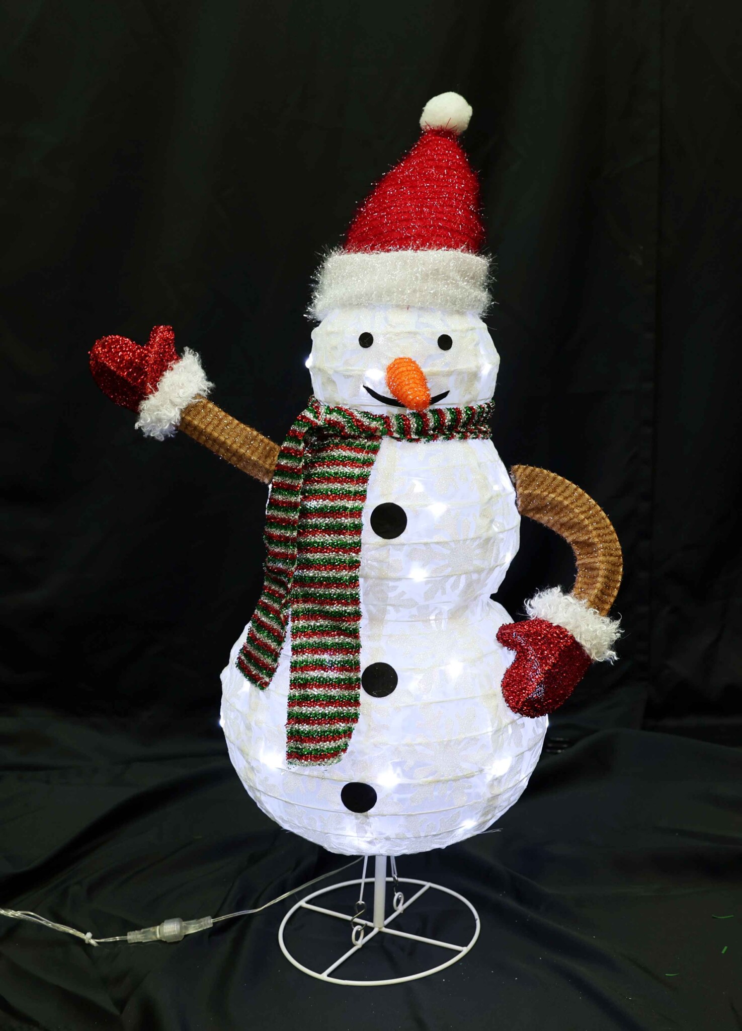 フォールドスノーマン アダプター付 常点灯 組立式の商品画像