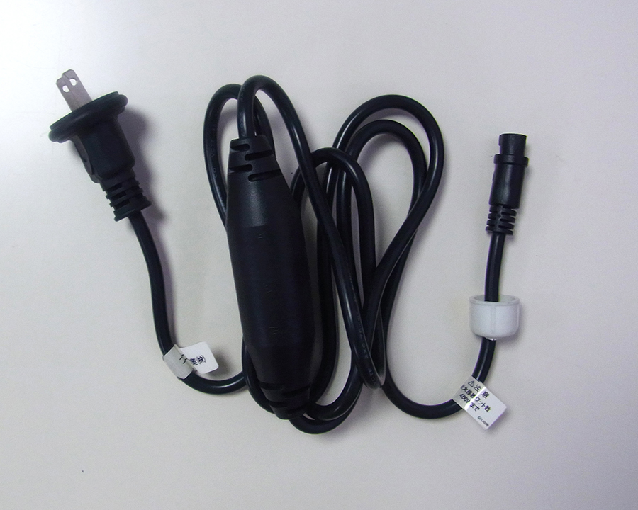 常点灯プラグコード 180cm ブラック LEDCRM3の商品画像