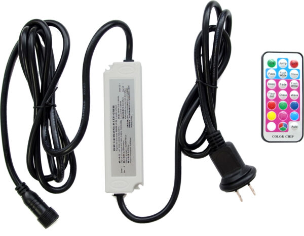 RGB用電源部 250cm ブラック リモコン付 SLCOの商品画像