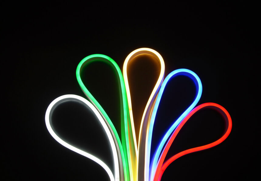 ダブルフレキシブルネオン カット販売 カラー選択可 電源別売の商品画像