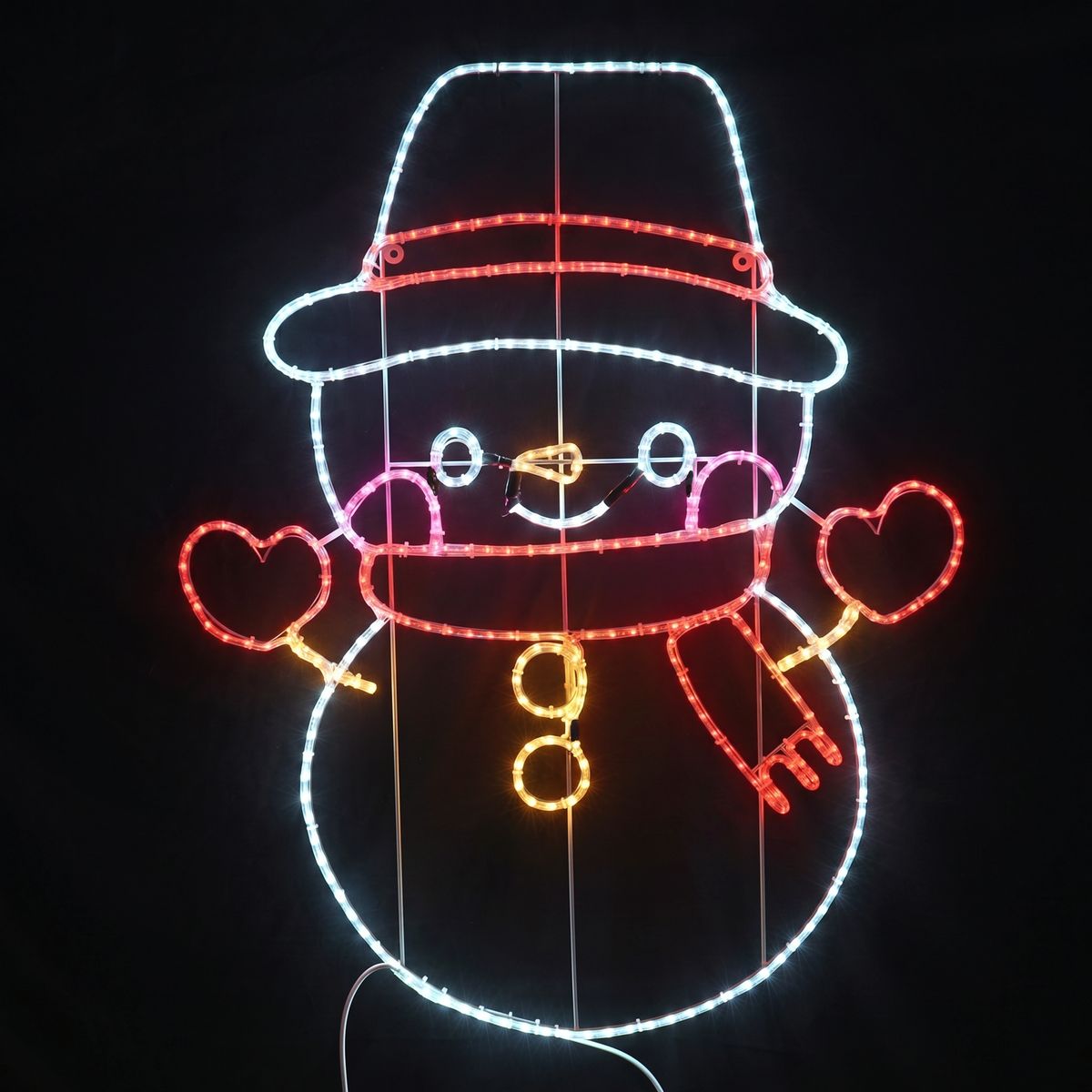 おめかしスノーマン 常点灯 LEDチューブライト 80W迄連結可能の商品画像