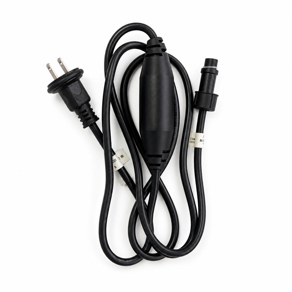 φ10mm LEDチューブライト用 常点灯プラグコードの商品画像