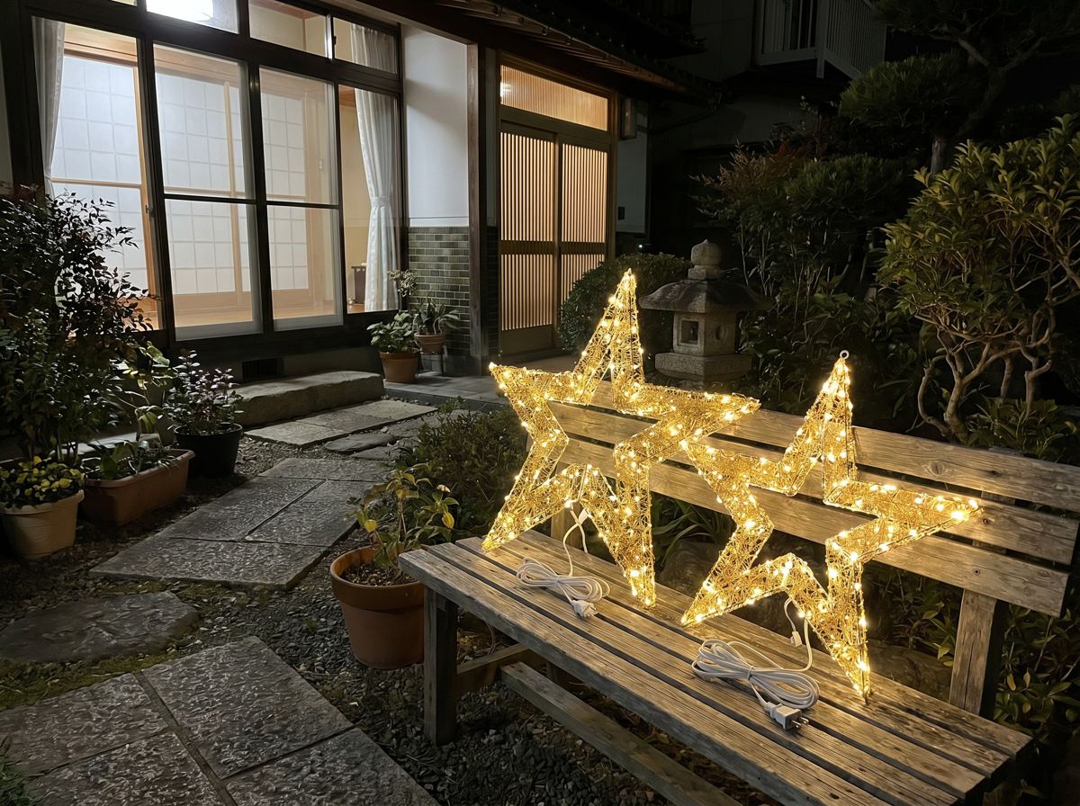フラッシュクロススターを店先に設置したイメージ